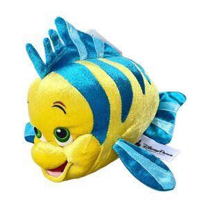 Disney Parks The Little Mermaid Flounder Plush